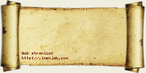 Paja Torbica vizit kartica